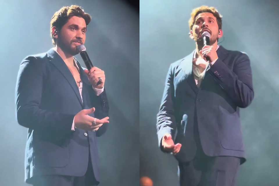 Discurso de Gustavo Mioto em show e fãs veem indireta para Ana Castela