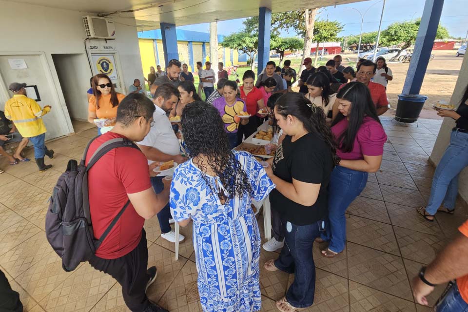 Café compartilhado marca integração e valorização dos servidores públicos da Prefeitura de Guajará-Mirim
