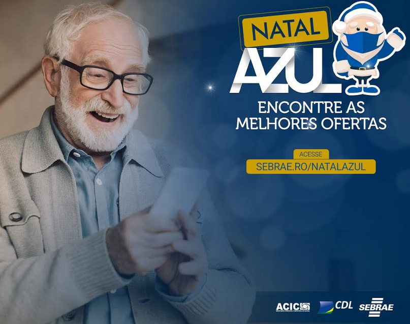 Lojistas de Vilhena também participam da campanha Natal Azul