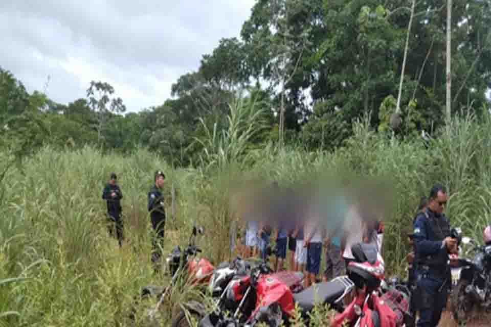  PM faz operação e apreende 18 motocicletas no 'rolezinho do grau'