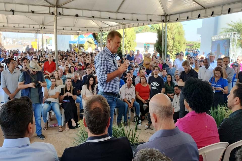 Luizinho Goebel participa de inauguração do Centro de Prevenção e Diagnóstico do Câncer, em Vilhena