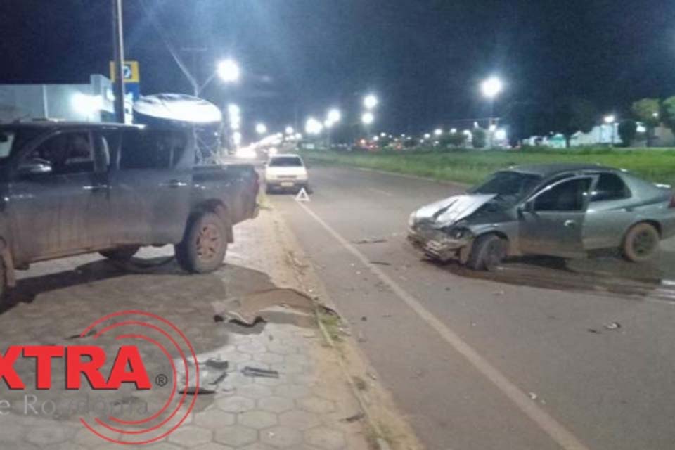 Colisão entre veículos resulta em danos materiais em Vilhena