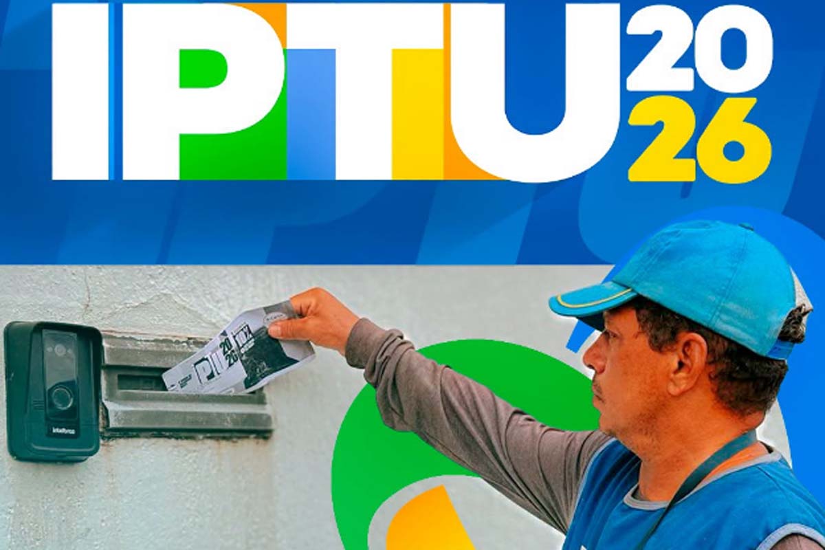 Prefeitura informa que carnês do IPTU 2026 já começaram a ser entregues pelos Correios