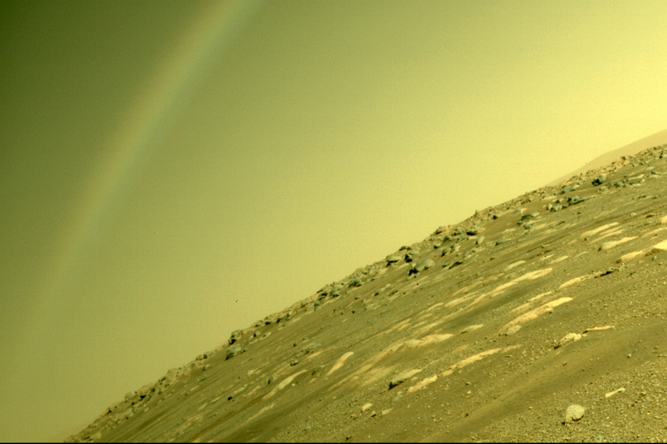 Arco-íris em Marte? Perseverance captura imagem e esclarece mistério