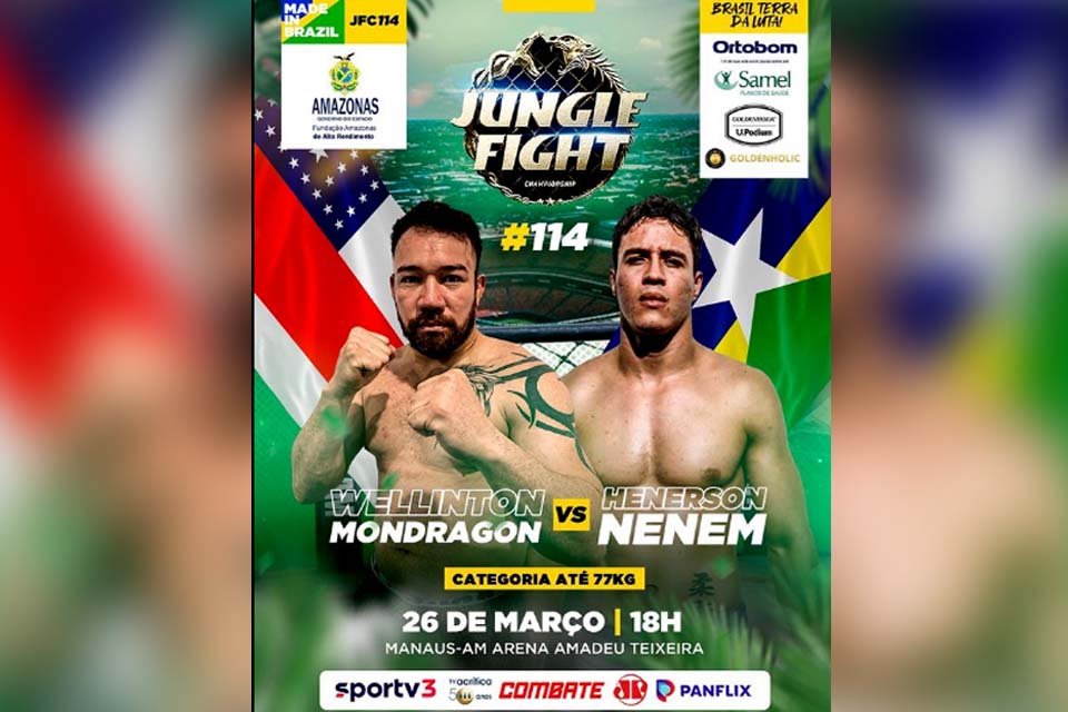 Henerson NeNem representa Rondônia no Jungle Fight neste domingo em Manaus