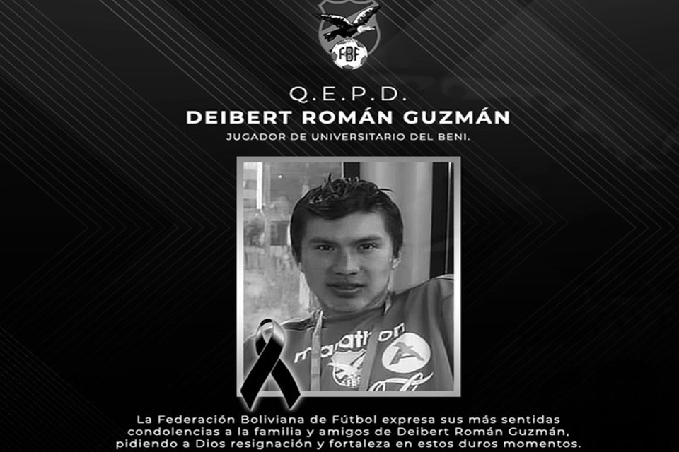 Federação atesta 1ª morte de jogador de futebol na Bolívia