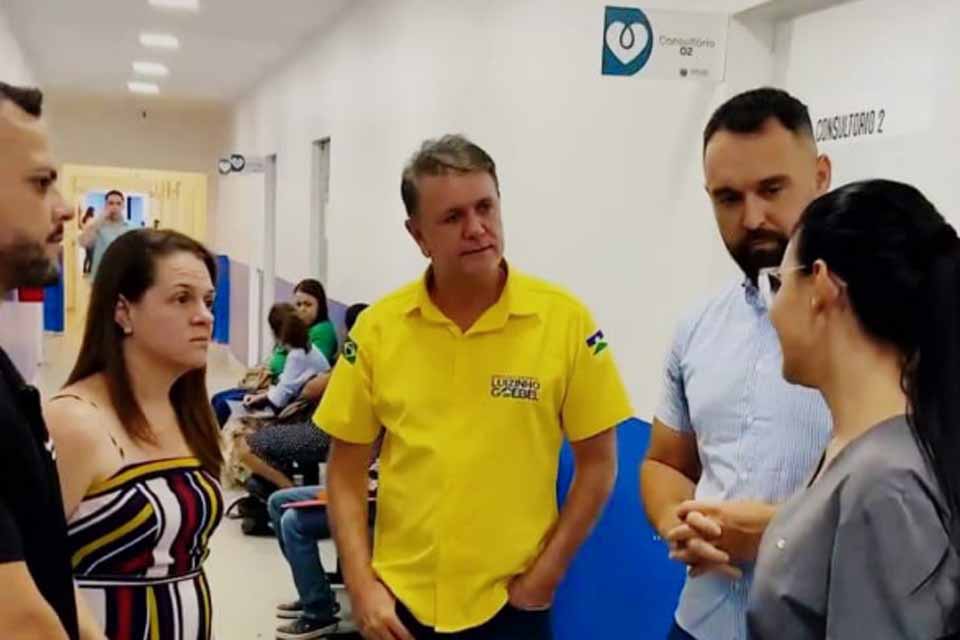 Deputado Luizinho Goebel visita Hospital Regional de Vilhena e conversa com pacientes e profissionais da saúde
