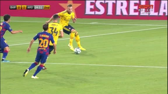 VÍDEO - Gols e Melhores Momentos de Barcelona 2 x 1 Arsenal