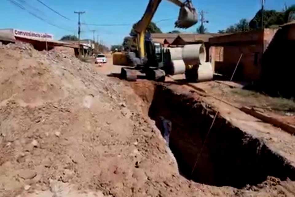 Obra de drenagem no Jardim Santana traz solução para antigos alagamentos