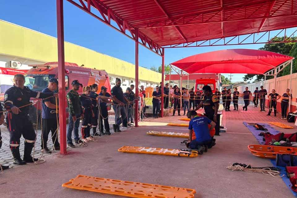  Prefeitura de Ji-Paraná promove capacitação para servidores do SAMU com foco em resgate em rodovias