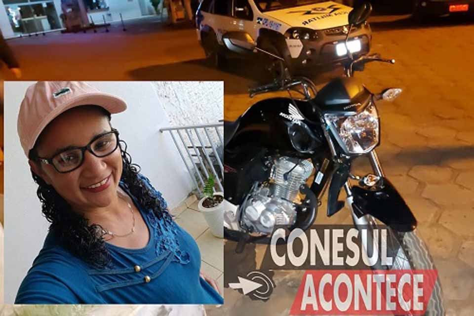 Mulher morre após moto ser atingida por caminhão no Centro de Vilhena