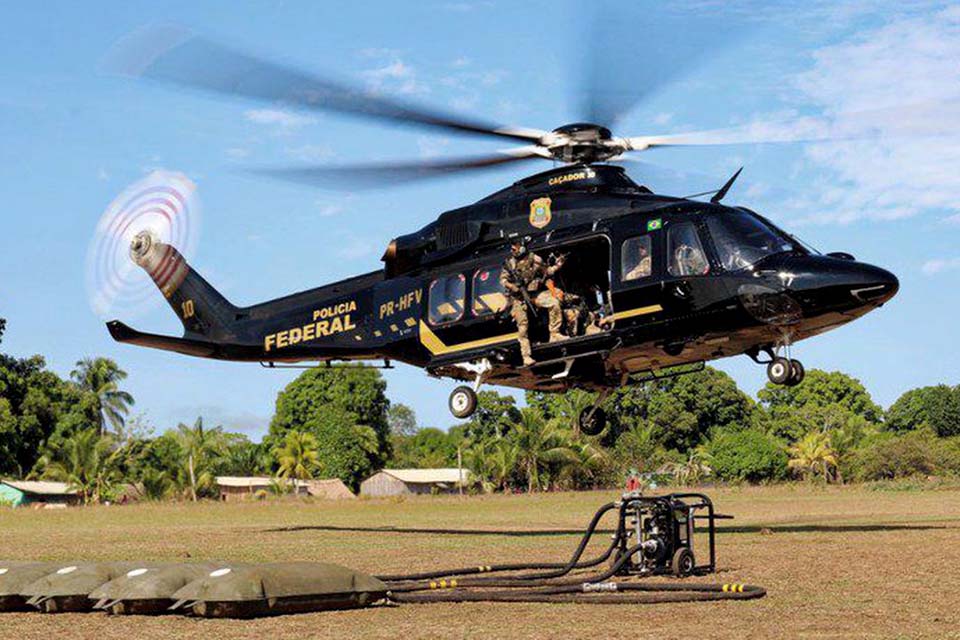 PF combate garimpo ilegal em terras indígenas no Pará