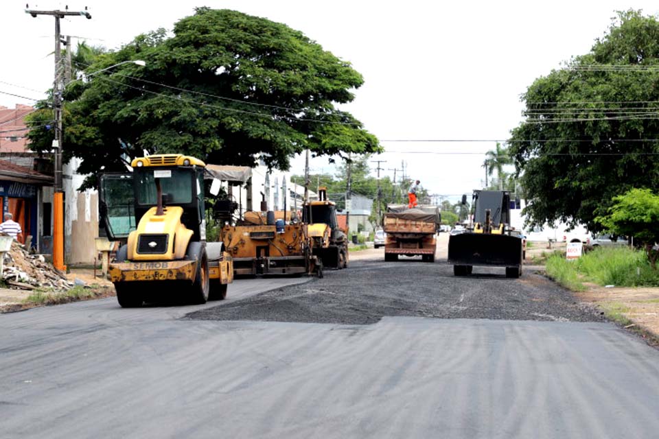 Porto Velho - Obras prosseguem em vários pontos nesta sexta
