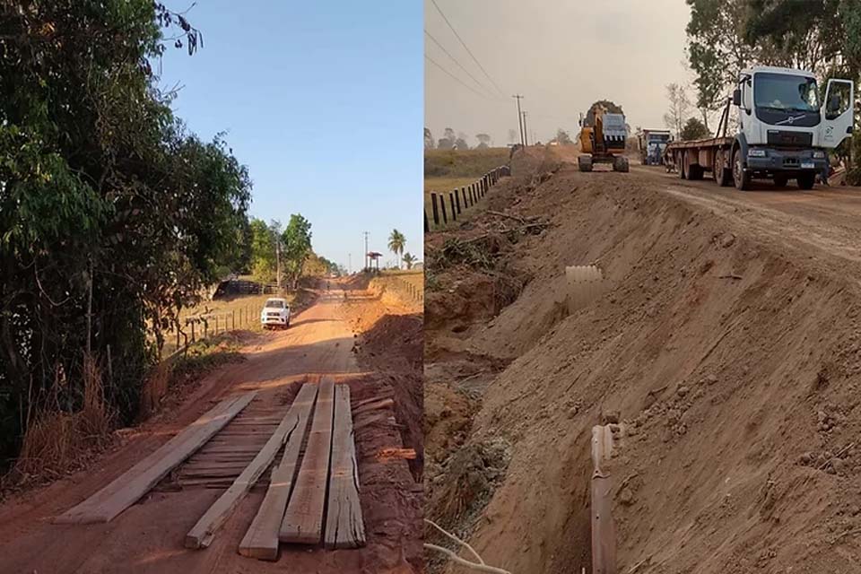 Secretaria de Obras implanta mais dois tubos Armco na Linha São Paulo