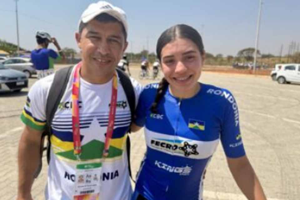 Estudante-atleta de Guajará-Mirim garante 4º lugar no ciclismo nos Jogos da Juventude 2025