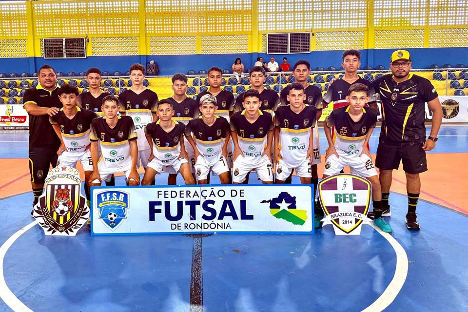 Deportivo Clube de Vilhena conquista título estadual de futsal Sub-15 em Porto Velho