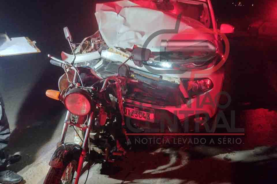 Motociclista morre atropelado por Pick Up no Anel Viário em Ji-Paraná