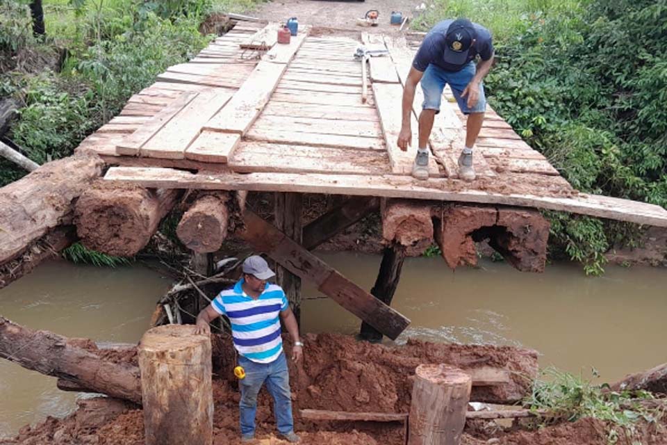 Prefeitura de Pimenta Bueno avança com obras de infraestrutura na zona rural