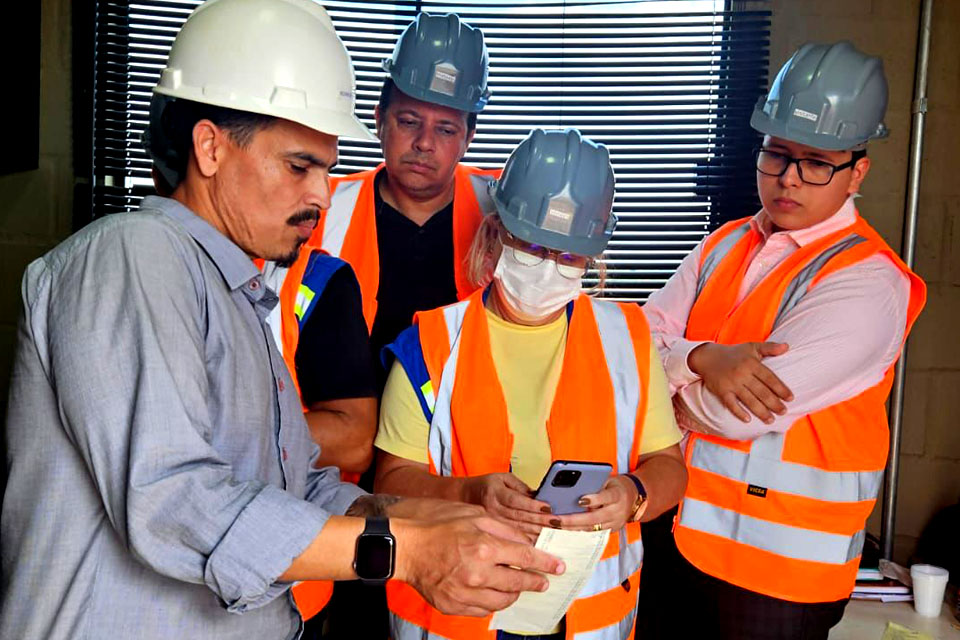 Departamento de Saneamento e Comissão de Fiscalização do Contrato inauguram transição no descarte de resíduos