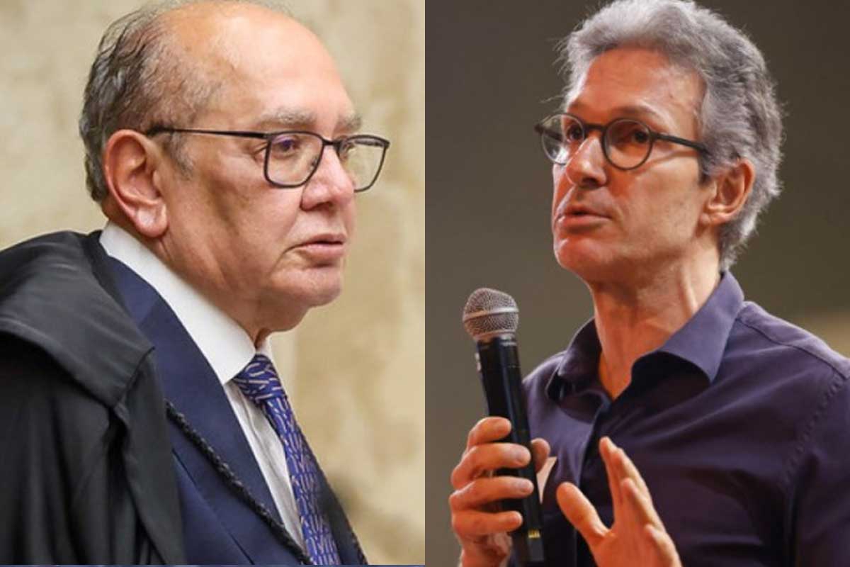 Gilmar aciona STF e quer Zema no inquérito das fake news após vídeo com ministros