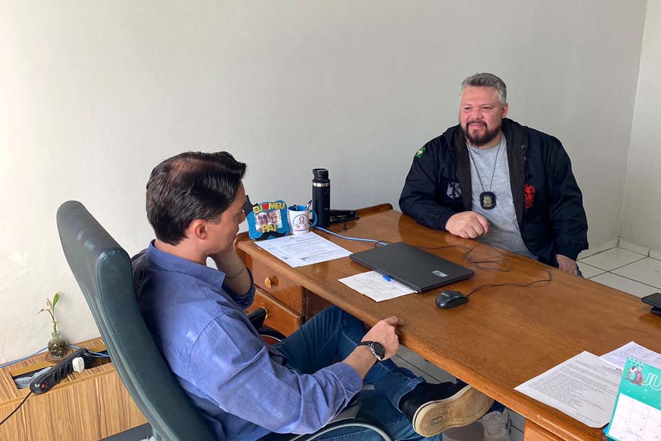 Rafael Campanha visita Guarda Municipal em Ariquemes para avaliar a implantação de unidade em Porto Velho