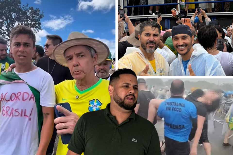 Bagattoli também foi caminhar com Nikolas; Rogério e Máximo ficaram só na recepção; e esquerdista fala do raio que caiu nos bolsonaristas em Brasília