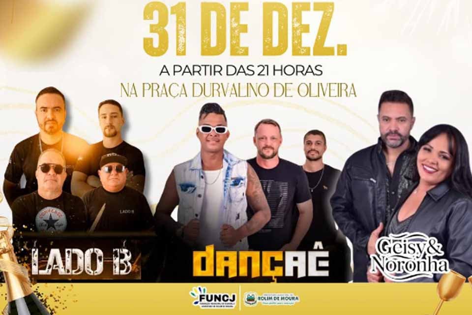 Prefeitura promove Réveillon 2026 na Praça Durvalino de Oliveira por meio da FUNCJ