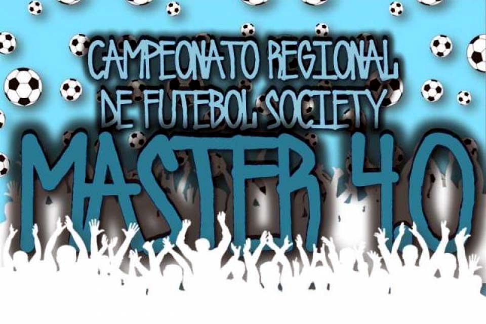 Campeonato Regional de Futebol Society Máster 4.0 começa no dia 02 de novembro com sete equipes   