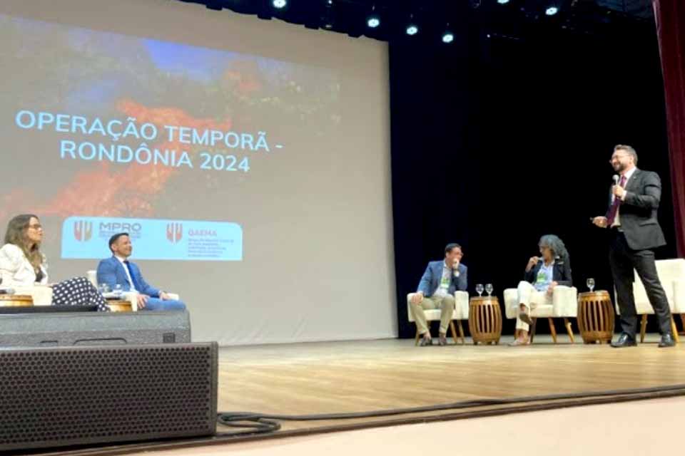 MPRO destaca ações de combate às queimadas e crimes ambientais em seminário preparatório para a COP 30