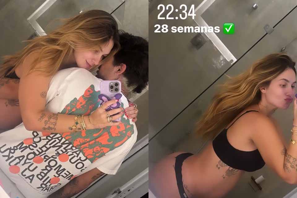 Virginia Fonseca exibe barriga de 7 meses ao lado de Zé Felipe