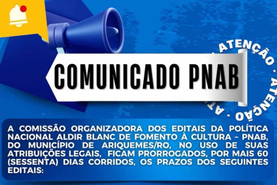 Prefeitura prorroga prazo de editais de chamamento público por 60 dias