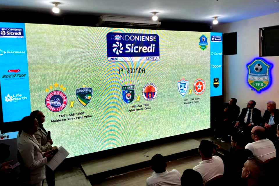 FFER promove reunião técnica com clubes que disputam o Rondoniense Sicredi 2026