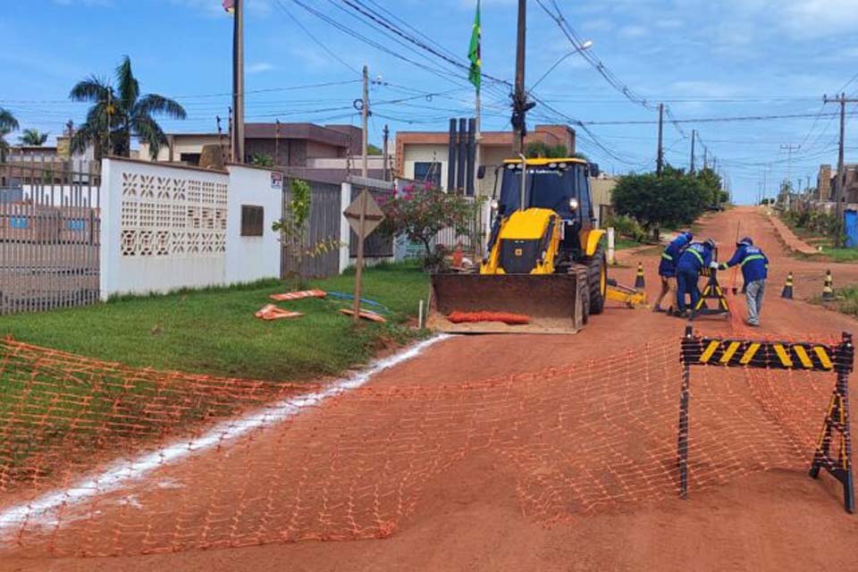 Expansão da rede de saneamento básico em Rolim de Moura atenderá mais 1800 imóveis