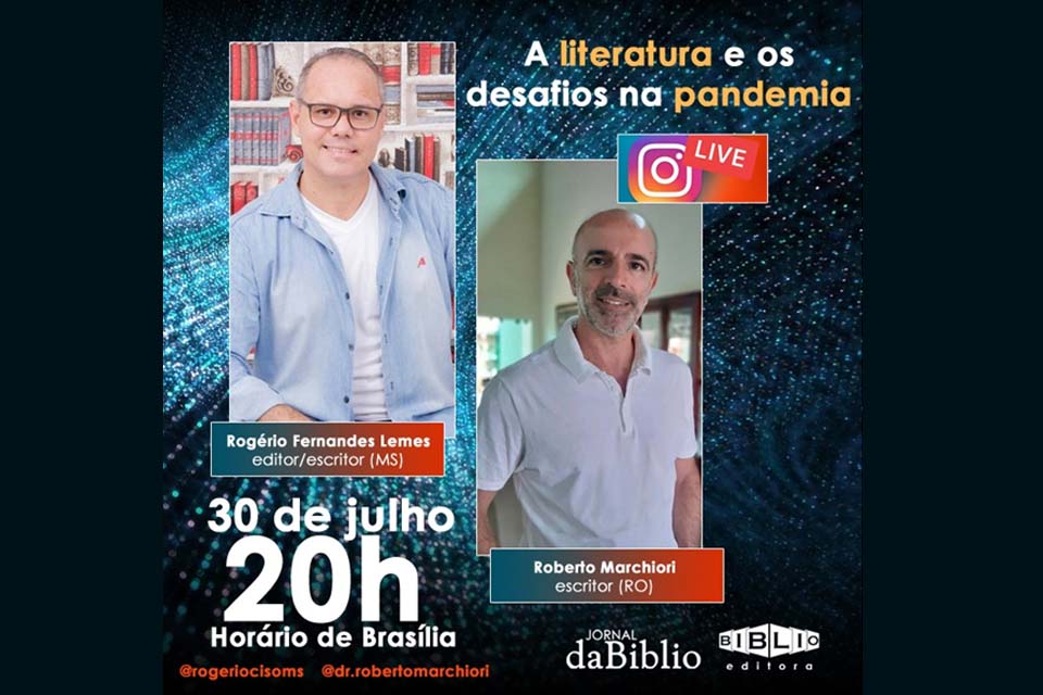 Professor da UNIR fará lançamento de livro através de LIVE no Instagram