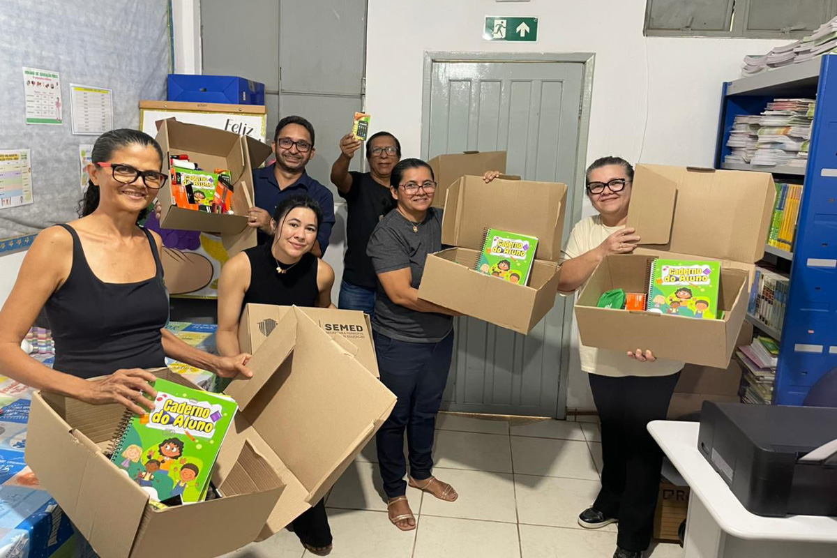 Prefeitura de Porto Velho conclui entrega de kits escolares em todas as escolas da rede municipal