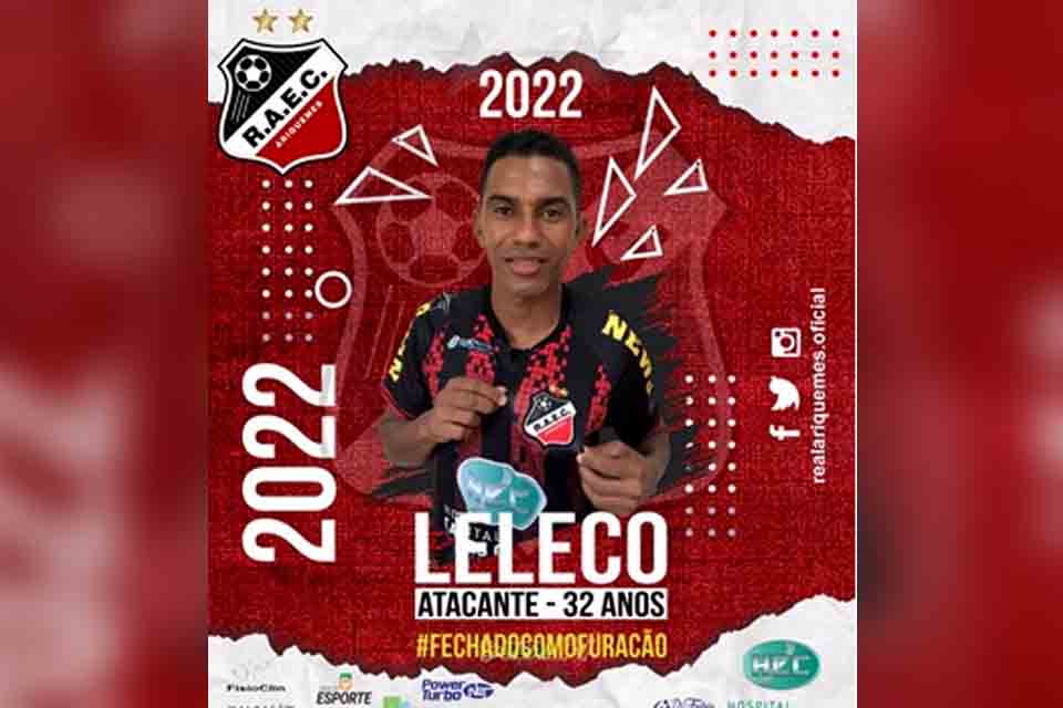 Real Ariquemes confirma volta do atacante Leleco
